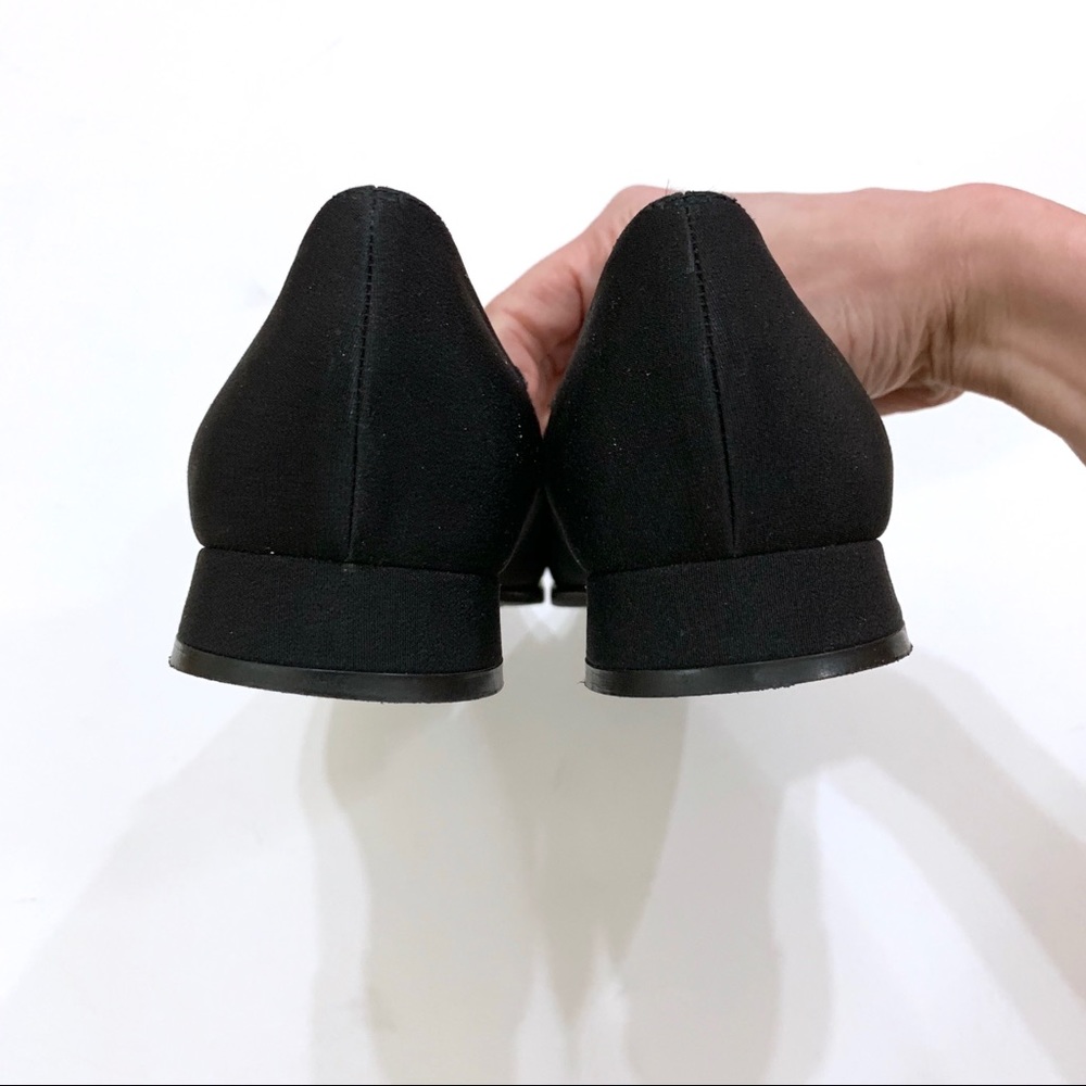 Stuart Weitzman Black & Tortoise Shell Print Flats - image 5